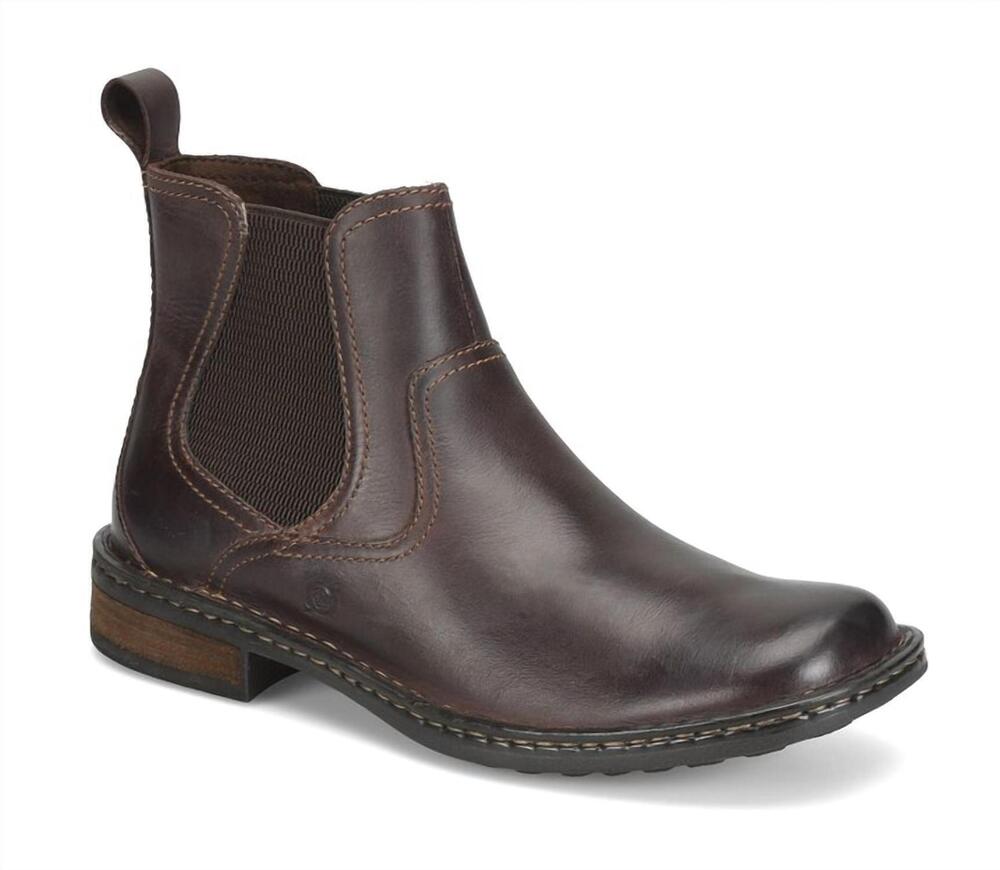 NEW BORN men's hemlock boot in dark brown